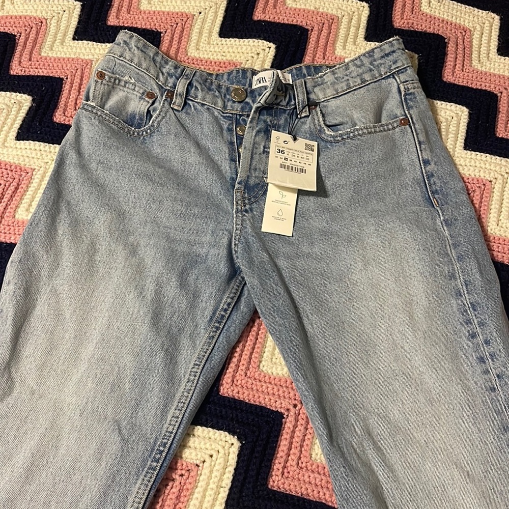Zara straight leg jeans